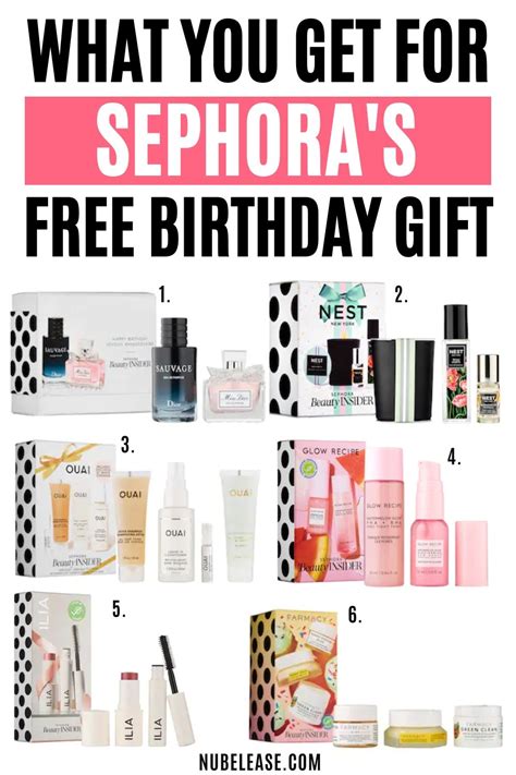 sephora birthday gifts.